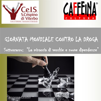 Comunità del CeIS S. Crispino celebra la GIORNATA MONDIALE CONTRO LA DROGA: “Sottoscacco: “La minaccia di vecchie e nuove dipendenze”