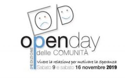 2° Open Day delle Comunità sabato 9 – sabato 16 novembre 2019