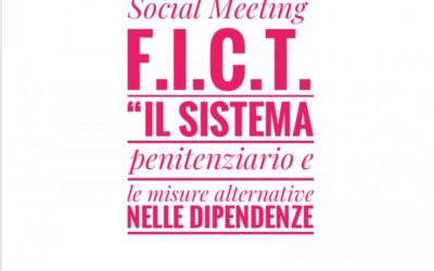 Approfondimento formativo online FICT: “Il sistema penitenziario e le misure alternative nelle dipendenze”