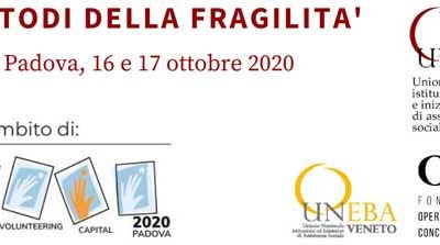Le sfide del Covid19 per Terzo Settore e volontariato: convegno Uneba a Padova