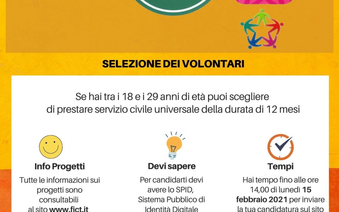 Servizio Civile Universale con la Federazione Italiana Comunità Terapeutiche: a disposizione 221 posti!