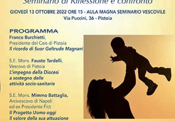 Ass.ne Ceis di Pistoia e Fondazione Sant’Atto. “Progetto uomo oggi. Seminario di Riflessione e confronto”