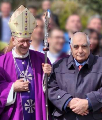 Ass.ne Casa Rosetta: “ll vescovo Russotto celebra messa a Villa Ascione. Il messaggio di Pasqua su coraggio, verità e amore”