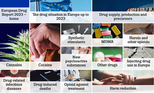 RELAZIONE EUROPEA SULLA DROGA 2023: Una maggiore diversificazione dell’offerta e del consumo di droga all’origine di nuove sfide per l’Europa