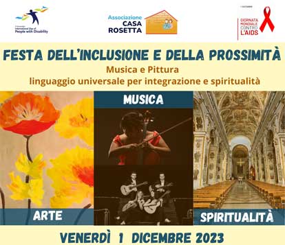 Aids, disabilità, diritti umani: venerdì in Cattedrale. “Festa dell’inclusione e prossimità” di Casa Rosetta