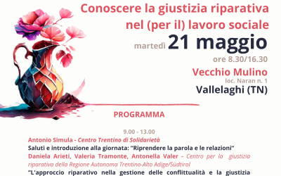 RIPARARE LE RELAZIONI. Conoscere la giustizia riparativa nel (per il) lavoro sociale. CONVEGNO PER PSICOLOGI, EDUCATORI E ASSISTENTI SOCIALI