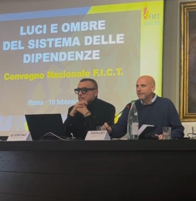 Intervista a Luciano Squillaci (FICT) su “Buongiorno In Blu”. Il convegno FICT “Luci e ombre nel sistema delle dipendenze”