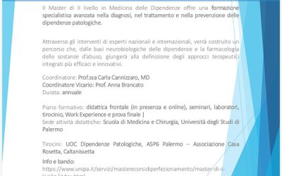 Medicina delle Dipendenze: nasce un master dedicato ad una delle emergenze sanitarie contemporanee