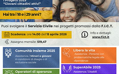 Servizio Civile Universale con F.I.C.T.: diventa protagonista del cambiamento