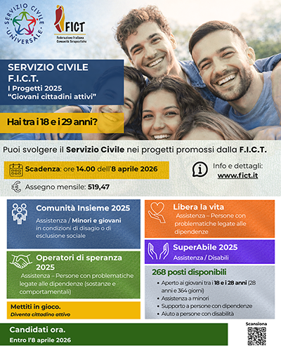 Servizio Civile Universale con F.I.C.T.: diventa protagonista del cambiamento