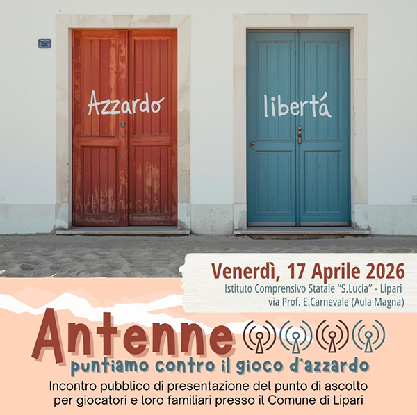 Antenne puntate contro l’azzardo anche a Lipari. Attivo un punto di ascolto per giocatori problematici per il comprensorio delle Isole Eolie